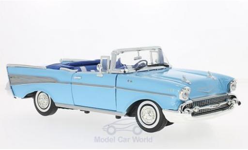 Modellautos Chevrolet Bel Air 1957 1/18 Motormax Cabrio blau 1957 Chevrolet Bel Air 1957 1/18 Motormax Cabrio blau 1957 modellautos