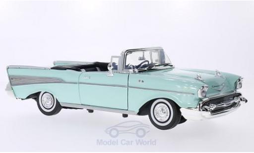 Chevrolet Bel Air 1957 1/18 Motormax Cabrio grün 1957 modellautos