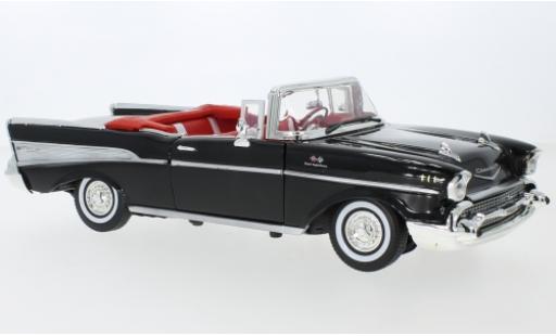 Chevrolet Bel Air 1/18 Motormax Cabrio schwarz 1957 modellautos