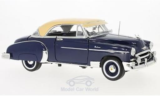 Chevrolet Bel Air 1/18 Motormax blau/beige 1950 modellautos