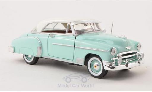 Chevrolet Bel Air 1/24 Motormax Hardtop türkis/weiss 1950 modellautos