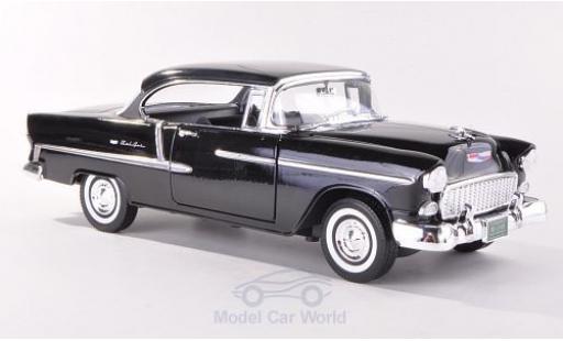 Chevrolet Bel Air 1/18 Motormax Hardtop schwarz 1955 modellautos