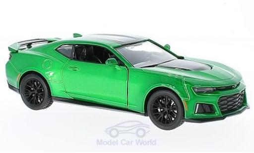 Chevrolet Camaro ZL1 1/24 Motormax ZL1 mettalic grün 2017 modellautos