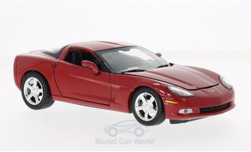 Chevrolet Corvette 1/24 Motormax (C6) rot 2005 ohne Vitrine modellautos