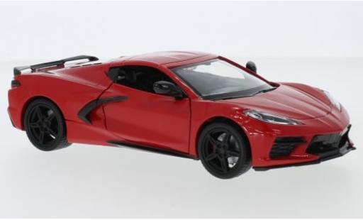 Chevrolet Corvette 1/24 Motormax C8 Stingray rot 2020 1:24 modellautos