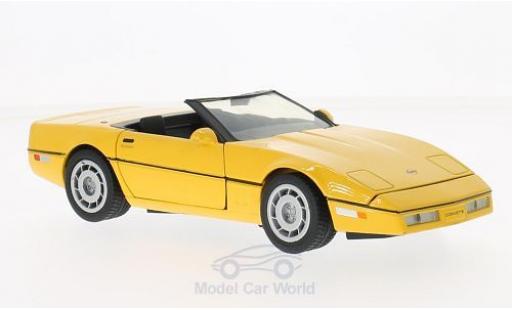 Chevrolet Corvette C4 1/24 Motormax Cabrio (C4) gelb 1986 modellautos