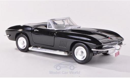 Modellautos Chevrolet Corvette 1/24 Motormax Stingray Cabrio (C2) schwarz 1967 Chevrolet Corvette 1/24 Motormax Stingray Cabrio (C2) schwarz 1967 modellautos