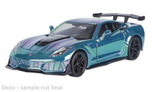 Modellautos Chevrolet Corvette 1/24 Motormax ZR1 türkis 2019 1:24 Chevrolet Corvette 1/24 Motormax ZR1 türkis 2019 1:24 modellautos