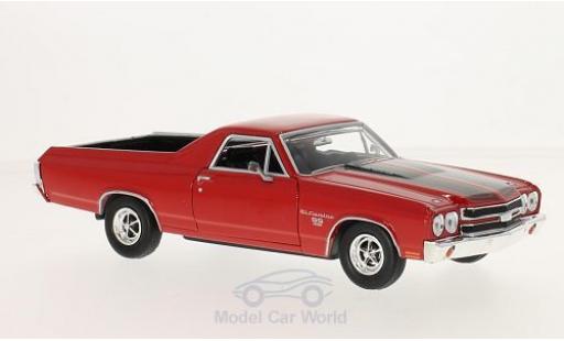 Chevrolet El Camino 1/24 Motormax rot/schwarz 1970 modellautos