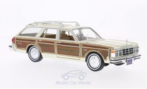 Chrysler Le Baron 1/24 Motormax Town & Country beige/Holzoptik 1979 ohne Vitrine modellautos