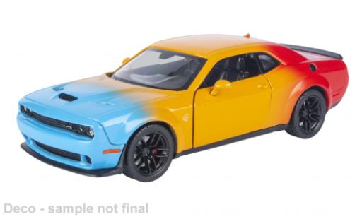 Modellautos Dodge Challenger 1/24 Motormax Hellcat SRT gelb/Dekor 2018 1:24 Dodge Challenger 1/24 Motormax Hellcat SRT gelb/Dekor 2018 1:24 modellautos