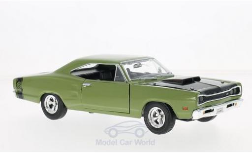 Dodge Coronet 1/24 Motormax Super Bee oliv/schwarz 1969 modellautos