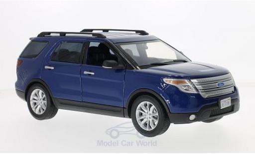 Modellautos Ford Explorer 1/18 Motormax XLT blau 2015 Ford Explorer 1/18 Motormax XLT blau 2015 modellautos