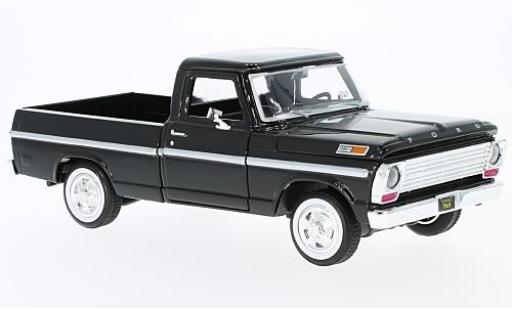 Ford F-1 1/24 Motormax 00 Pick Up schwarz 1969 modellautos