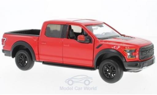 Ford F-1 1/24 Motormax 50 Raptor rot 2017 modellautos