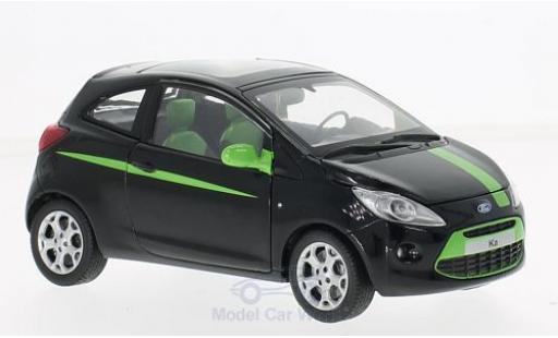 Ford Ka 1/24 Motormax schwarz/grün modellautos