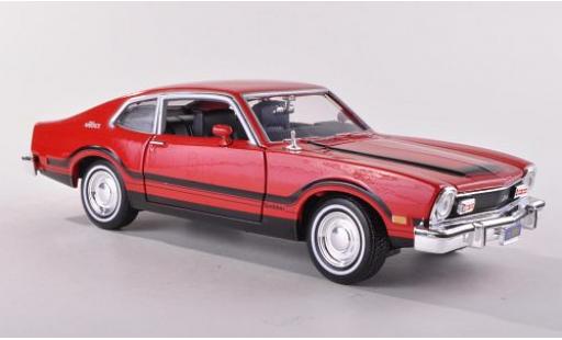 Ford Maverick 1/24 Motormax rot 1974 sans Vitrine modellautos