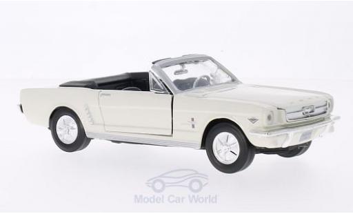 Ford Mustang 1/24 Motormax Cabrio beige 1964 modellautos