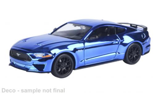 Modellautos Ford Mustang 1/24 Motormax GT blau 2018 1:24 Ford Mustang 1/24 Motormax GT blau 2018 1:24 modellautos