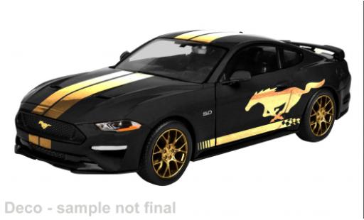 Modellautos Ford Mustang 1/24 Motormax GT schwarz/gold 2018 1:24 Ford Mustang 1/24 Motormax GT schwarz/gold 2018 1:24 modellautos