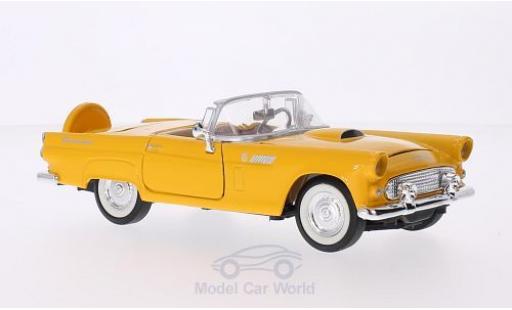 Ford Thunderbird 1956 1/24 Motormax gelb 1956 modellautos