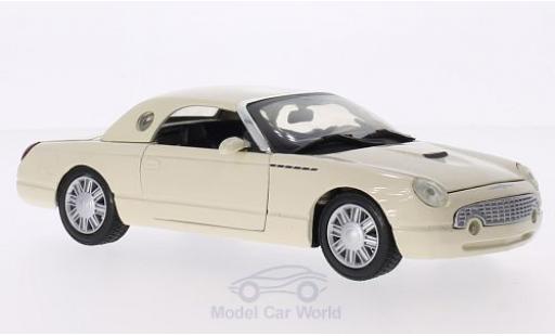Ford Thunderbird 2002 1/24 Motormax Hardtop beige 2002 modellautos