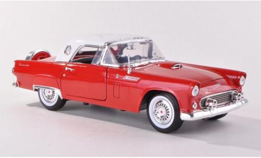 Modellautos Ford Thunderbird 1/18 Motormax Hardtop rot/weiss 1956 sans Vitrine Ford Thunderbird 1/18 Motormax Hardtop rot/weiss 1956 sans Vitrine modellautos