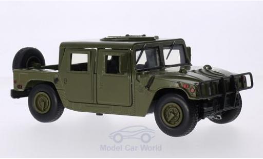 Hummer Humvee 1/24 Motormax matt-oliv Cargo / Troop Carrier modellautos