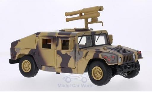 Hummer Humvee 1/24 Motormax mit Starburst Raketenwerfer camouflage modellautos