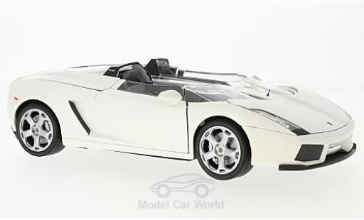 Lamborghini Concept 1/24 Motormax S mettalic weiss modellautos