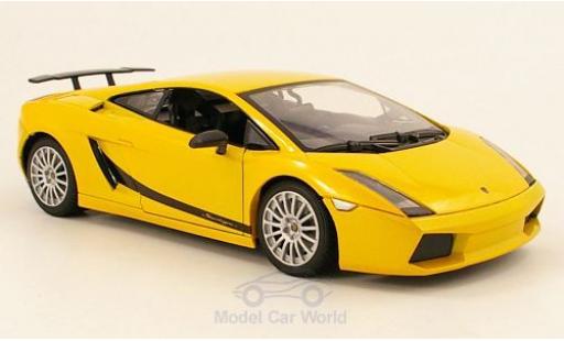 Lamborghini Gallardo Superleggera 1/24 Motormax Superleggera mettalic gelb modellautos