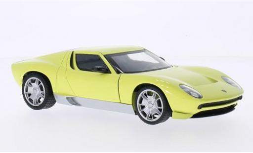 Lamborghini Miura 1/24 Motormax Concept gelb modellautos