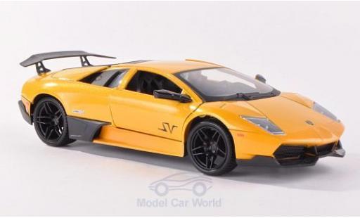 Lamborghini Murcielago LP670-4 1/24 Motormax LP670-4 SV mettalic gelb modellautos