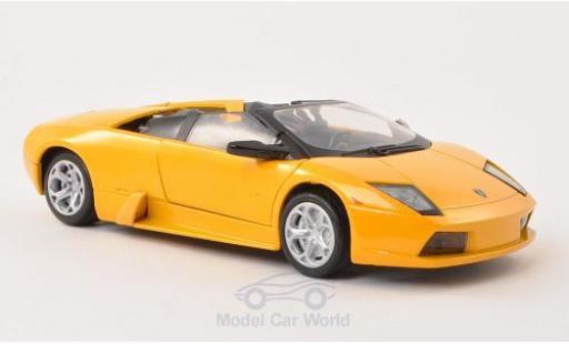 Lamborghini Murcielago Roadster 1/24 Motormax Roadster mettalic gelb modellautos
