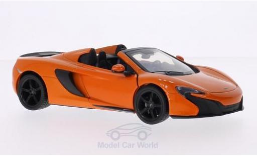 McLaren 650 1/24 Motormax S Spider orange modellautos
