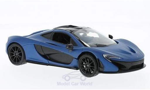 McLaren P1 1/24 Motormax matt-blau ohne Vitrine modellautos