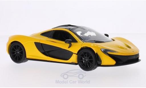 McLaren P1 1/24 Motormax mettalic gelb/schwarz modellautos
