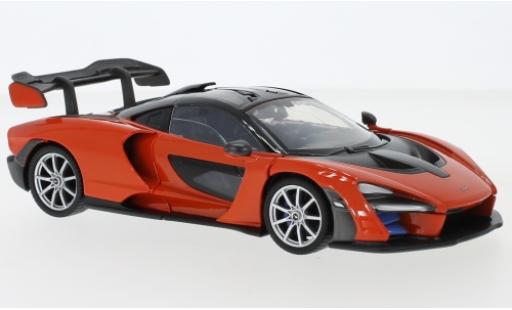 McLaren Senna 1/24 Motormax mettalic orange modellautos