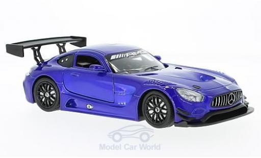 Mercedes AMG GT 1/24 Motormax 3 blau modellautos