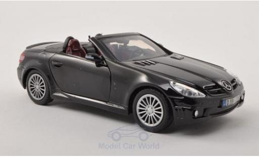 Mercedes Classe SLK 1/24 Motormax SLK 55 AMG (R171) schwarz modellautos