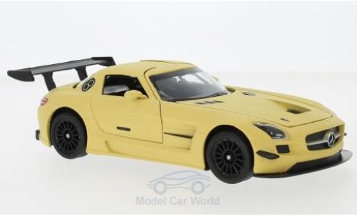Mercedes SLS 1/24 Motormax AMG GT3 matt-beige modellautos
