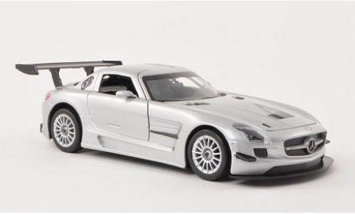 Mercedes SLS 1/24 Motormax AMG GT3 silber Plain Body Version sans Vitrine modellautos