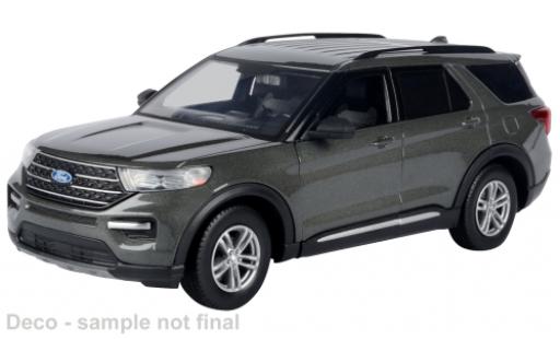 Ford Explorer 1/24 Motormax XLT gris 2022 modellautos