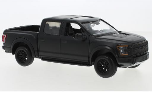 Ford F-1 1/24 Motormax 50 Raptor matt-schwarz 2017 modellautos