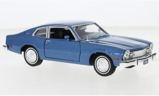 Ford Maverick 1/24 Motormax metallise blau 1974 modellautos
