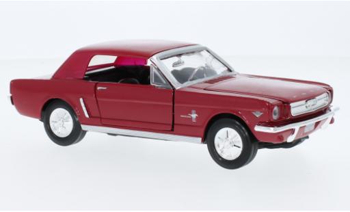 Modellautos Ford Mustang 1/24 Motormax Hardtop rouge 1964 Ford Mustang 1/24 Motormax Hardtop rouge 1964 modellautos