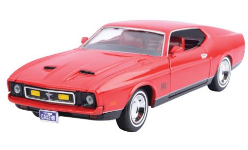 Ford Mustang 1/24 Motormax Mach 1 rot 1971 modellautos