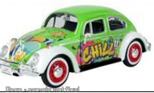 Modellautos Volkswagen Beetle 1/24 Motormax vert/Décorer 1966 Volkswagen Beetle 1/24 Motormax vert/Décorer 1966 modellautos