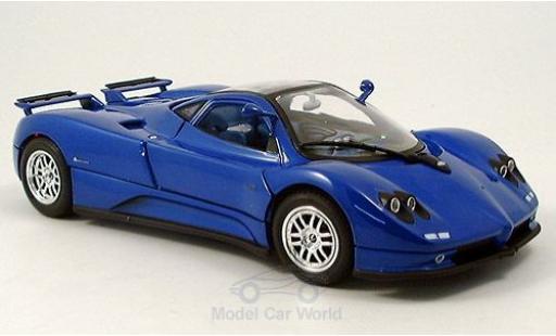Modellautos Pagani Zonda C12 1/18 Motormax C12 mettalic blau 2004 Pagani Zonda C12 1/18 Motormax C12 mettalic blau 2004 modellautos
