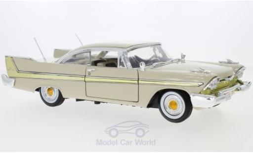Modellautos Plymouth Fury 1/18 Motormax beige 1958 Plymouth Fury 1/18 Motormax beige 1958 modellautos